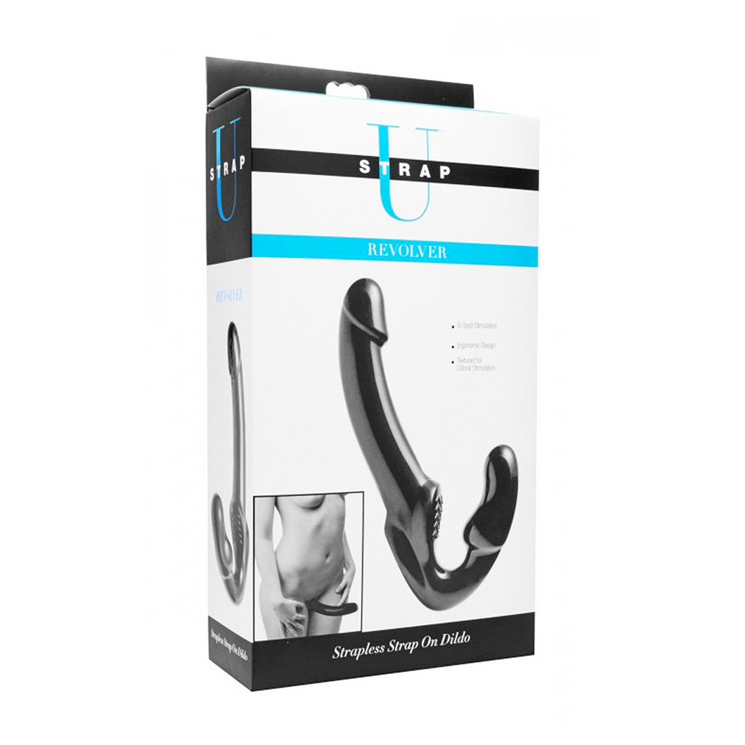 Xr brands Revolver - Strapless Strap-On G-Spot Dildo (848518016782)