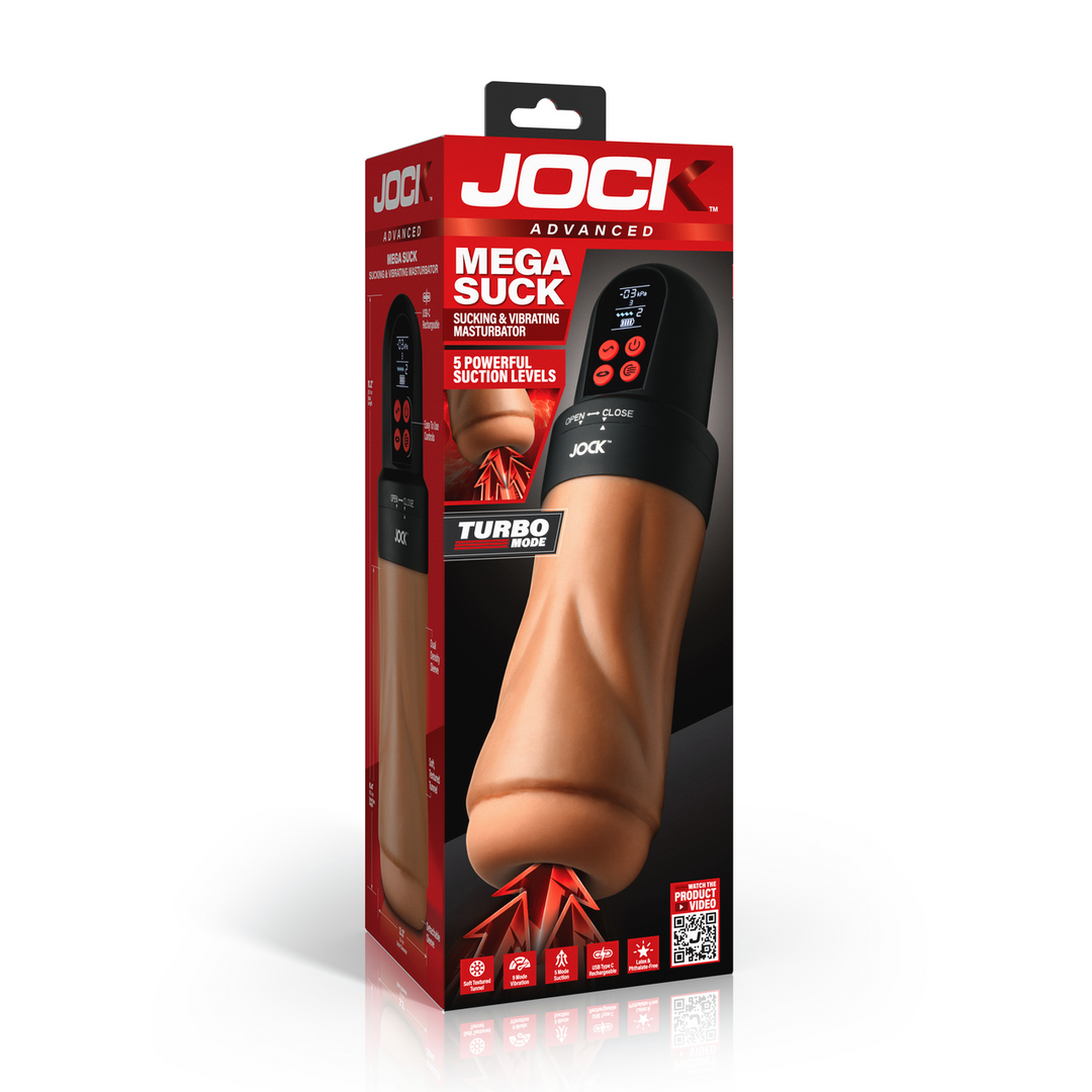 Curve toys Mega Suck - Zuig- en Vibrerende Masturbator (653078944983)