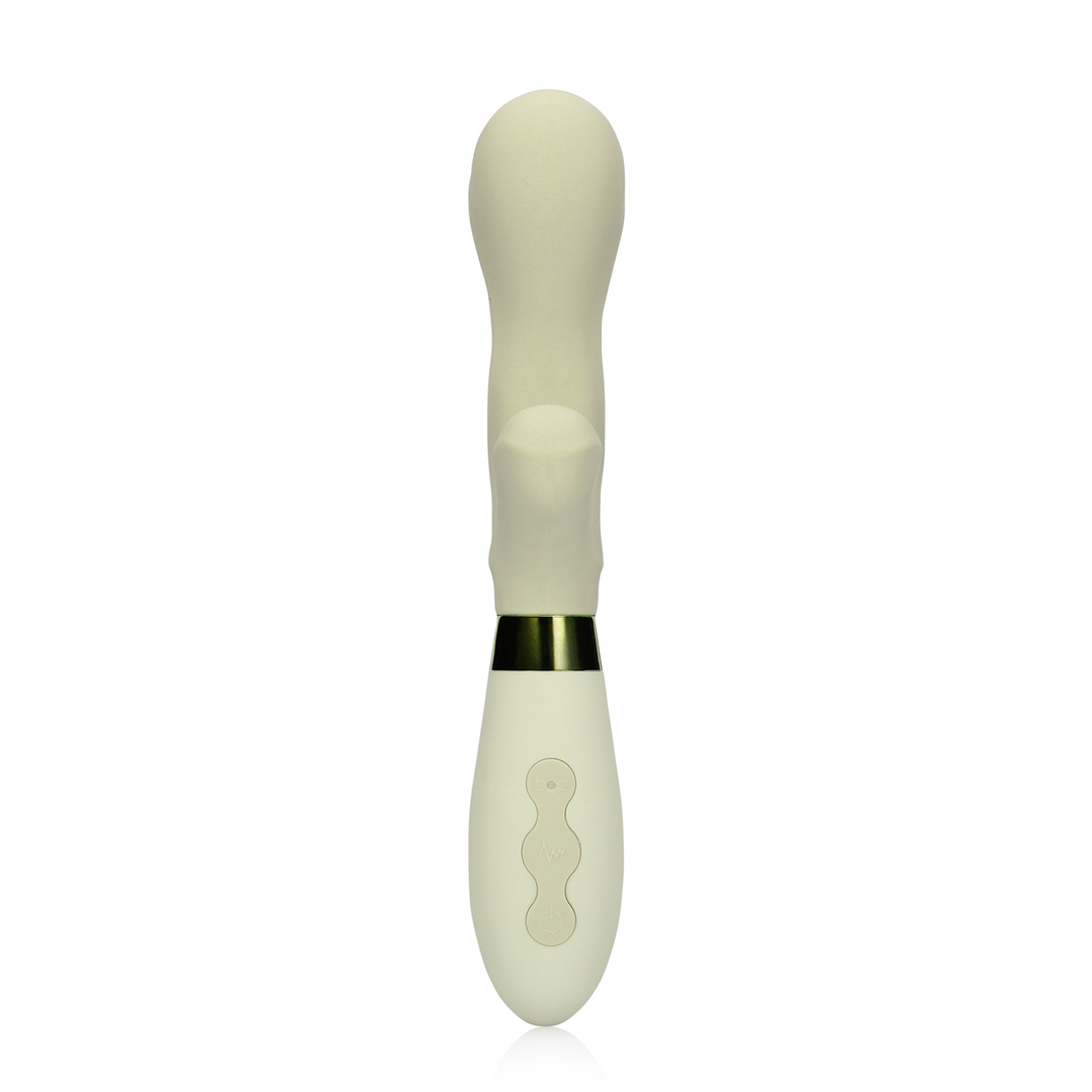 Loveline by shots Siliconen Rabbit Vibrator - Misty Green (8714273048929)