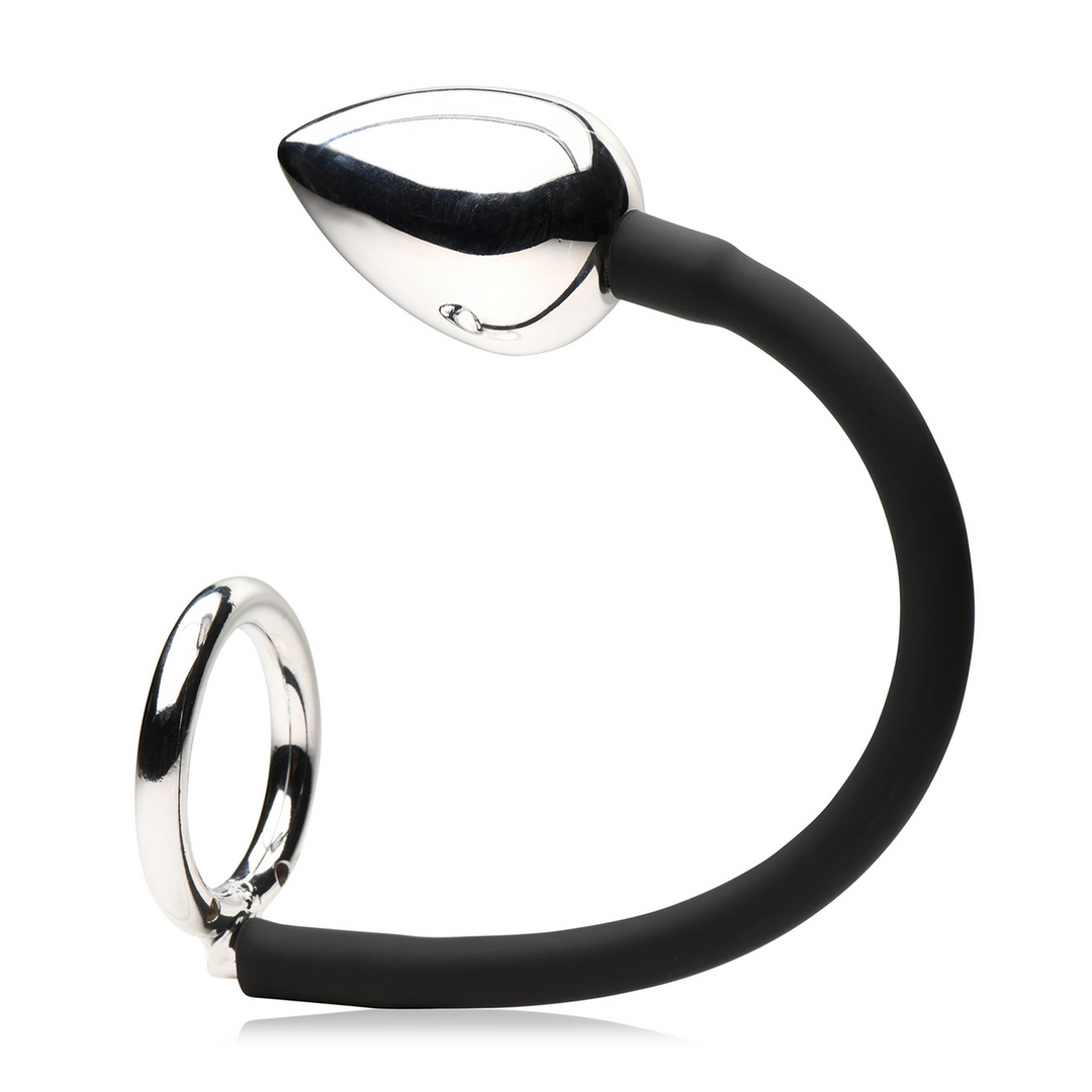 Xr brands Tug and Plug - Cock- en Ballring met Anale Plug (848518053985)