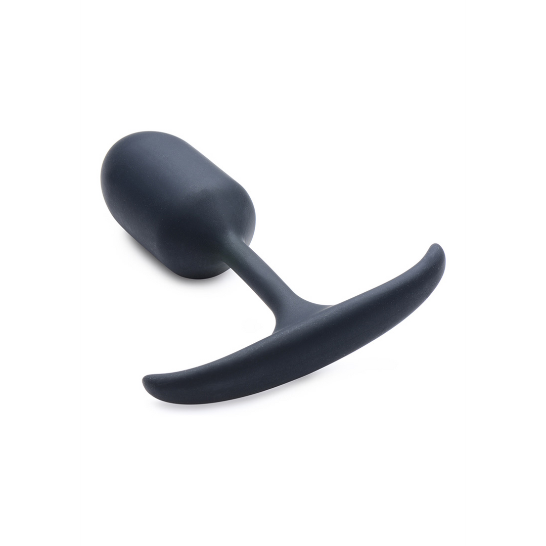 Xr brands Premium Siliconen Gewogen Anale Plug - Klein (848518037879)
