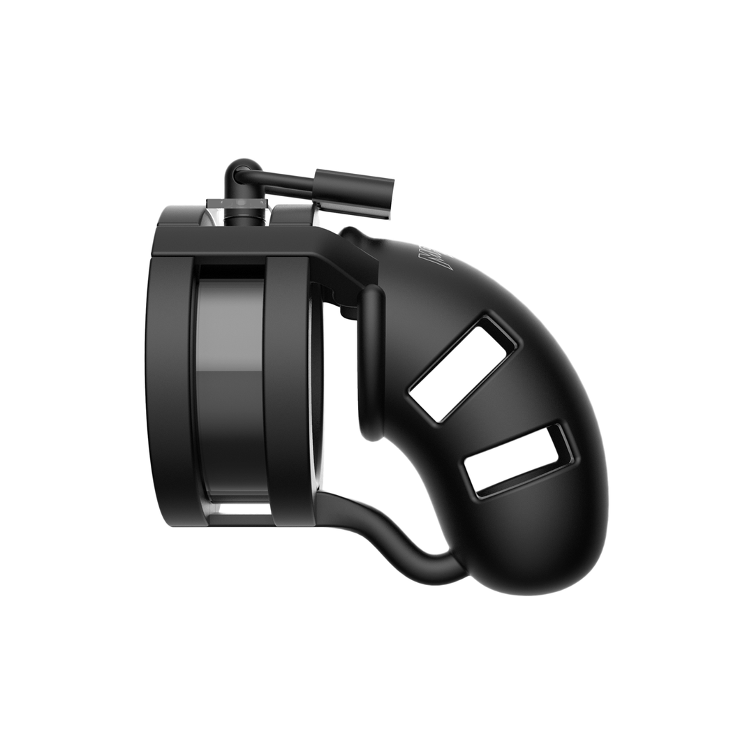 Mancage by shots Model 18 Chastity Cock Cage met Ballsplitter - 3.5 / 9 cm (7423522515501)