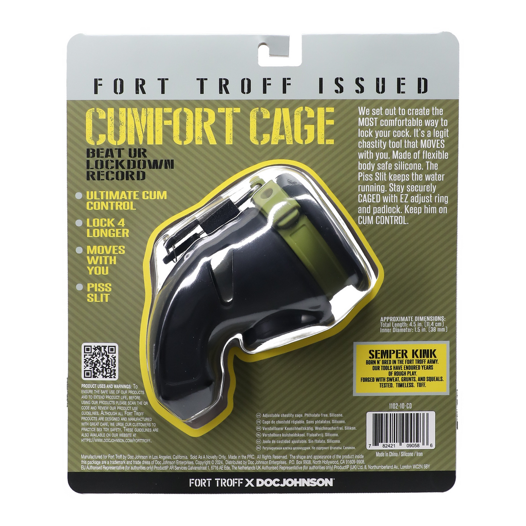 Doc johnson CUMfort Cage - Zwart (782421090586)