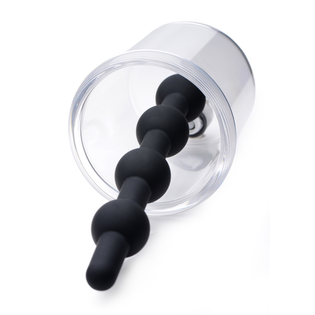 Xr brands Rosebud Cilinder met Siliconen Anale Parels (848518034847)