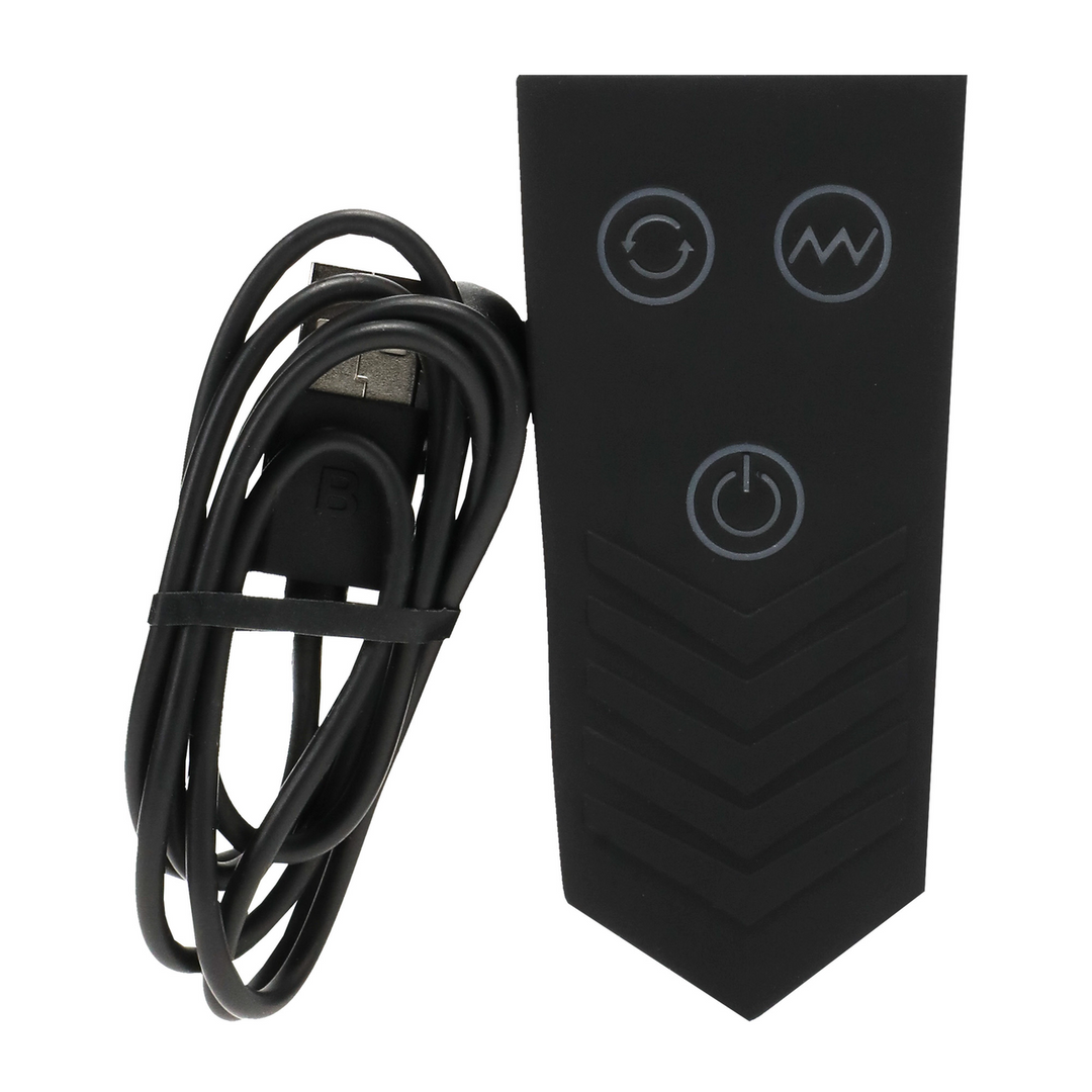 Doc johnson Robo Rimmer X - Vibrerende Plug - Zwart (782421090500)