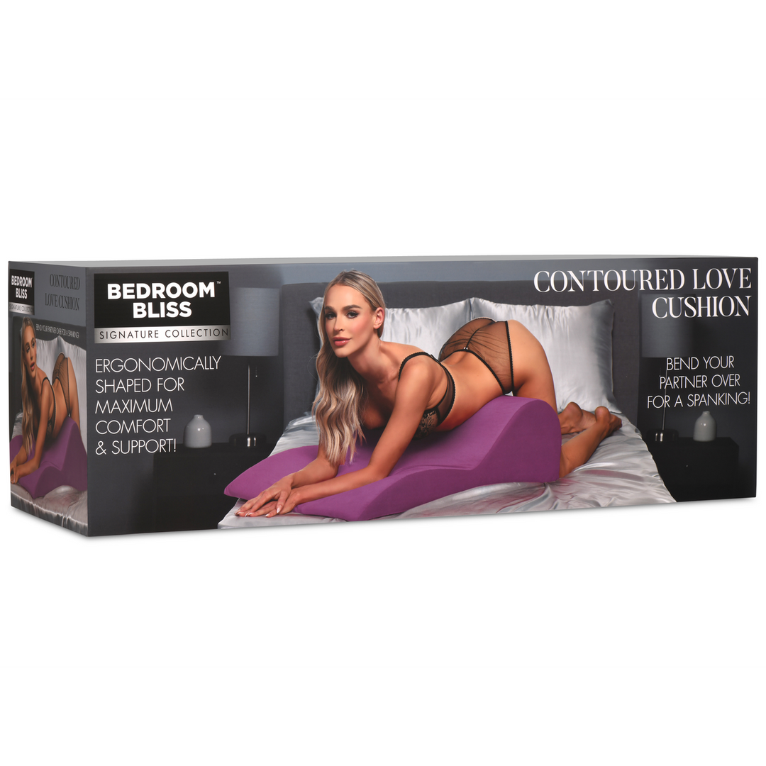 Xr brands Gecontourde Love Cushion - Paars (848518053039)