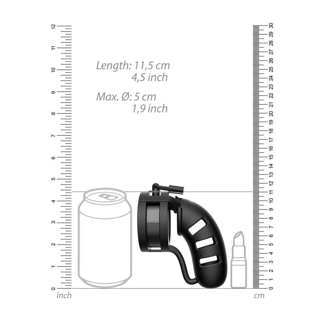 Mancage by shots Model 19 Chastity Cock Cage met Ballsplitter - 4,5 / 11,5 cm (7423522515518)