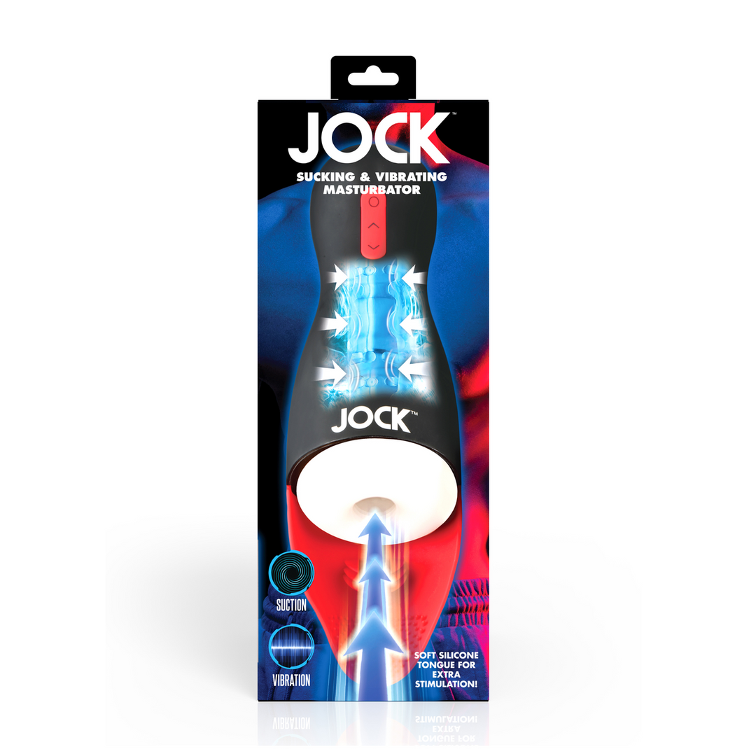 Curve toys Zuig- en Vibrerende Masturbator - Zwart (653078944747)
