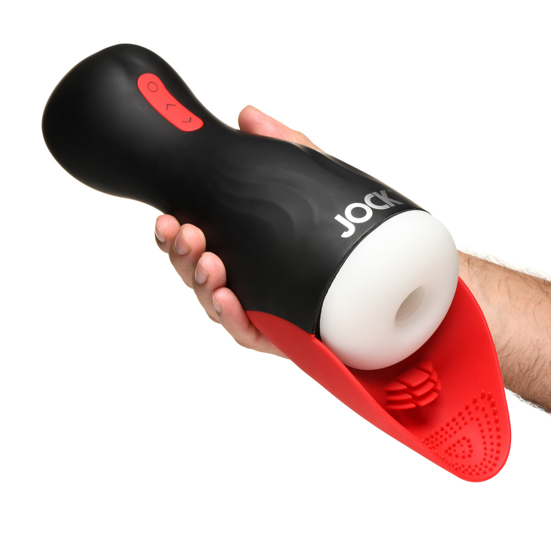 Curve toys Zuig- en Vibrerende Masturbator - Zwart (653078944747)