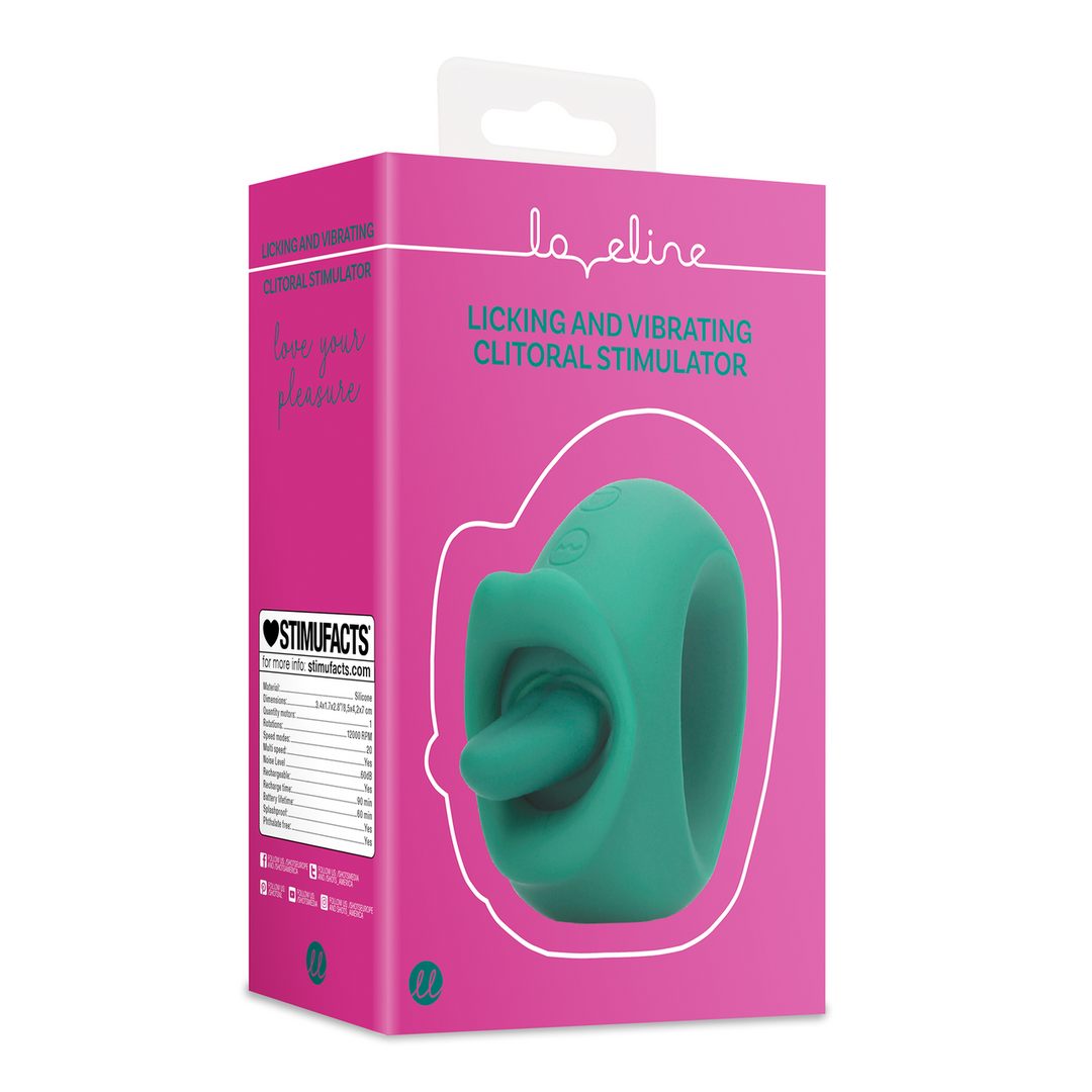Loveline by shots Likkende en vibrerende clitorisstimulator (8714273048882)