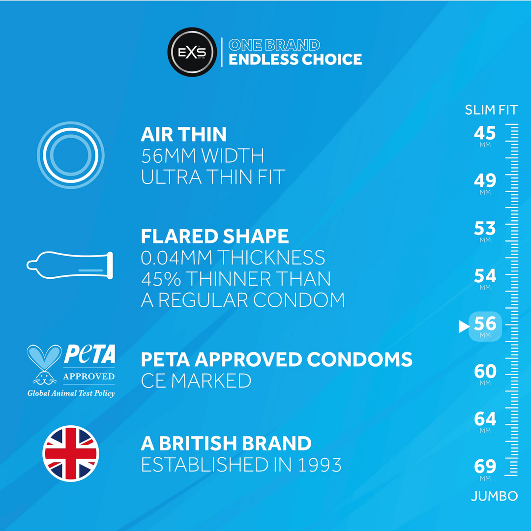 EXS Air Thin - Condoms - 144 Stuks (5027701005122)