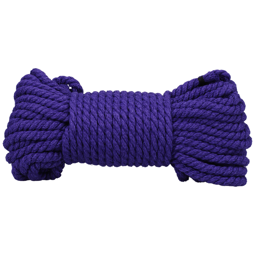 Doc johnson Bind and Tie - 6 mm Hennep Bondage Touw - 50 ft - Violet (782421089429)