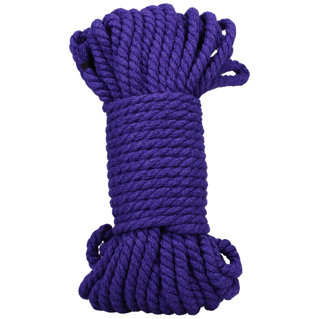 Doc johnson Bind and Tie - 6 mm Hennep Bondage Touw - 50 ft - Violet (782421089429)