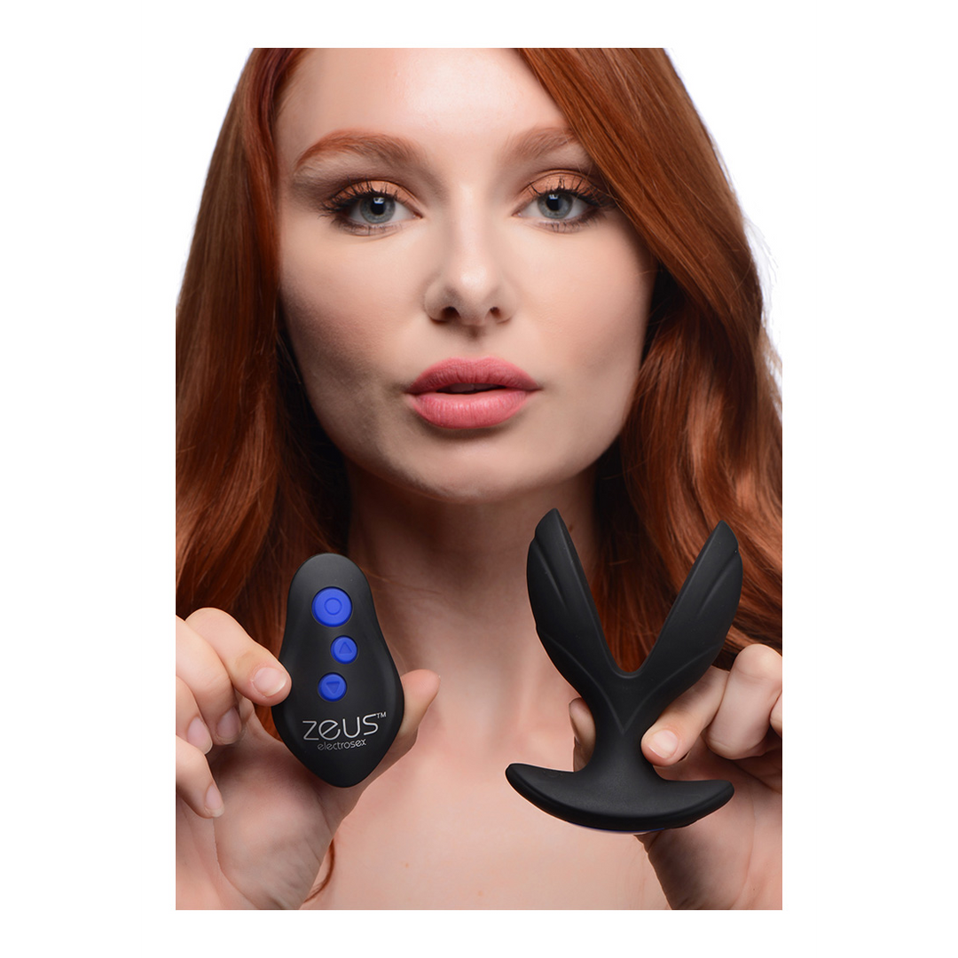 Xr brands Electro-Spread - Vibrerende en E-Stim Silicone Butt Plug (848518039644)