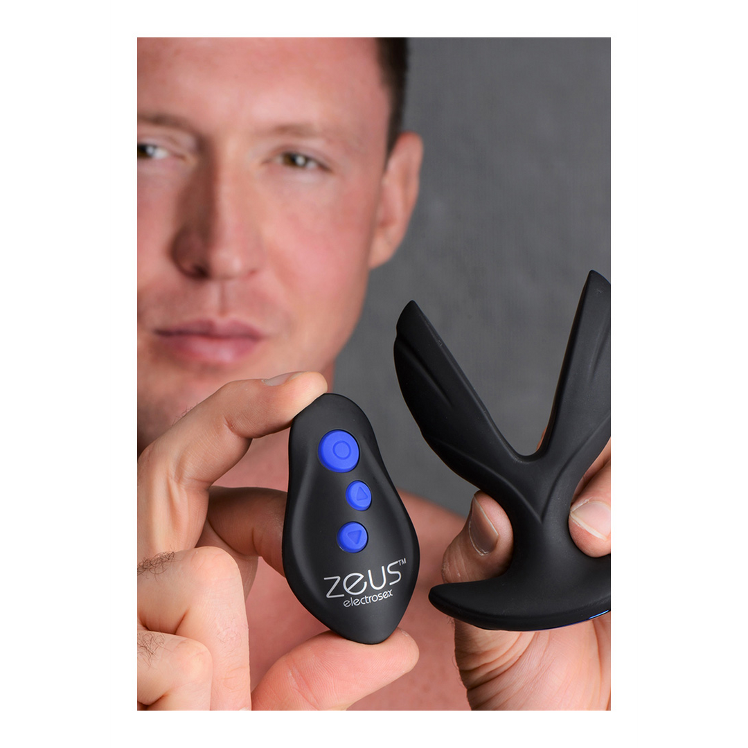 Xr brands Electro-Spread - Vibrerende en E-Stim Silicone Butt Plug (848518039644)