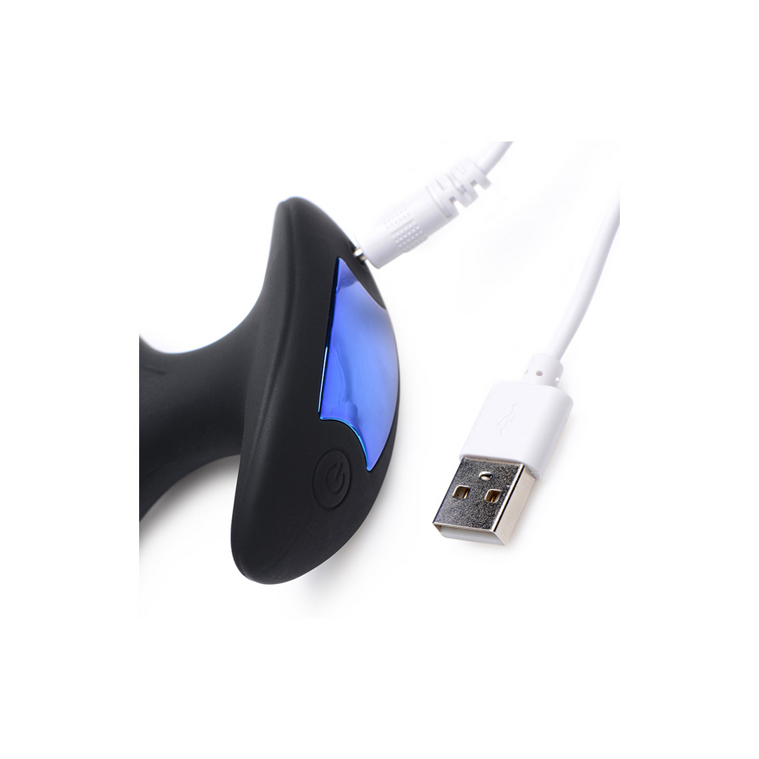 Xr brands Electro-Spread - Vibrerende en E-Stim Silicone Butt Plug (848518039644)