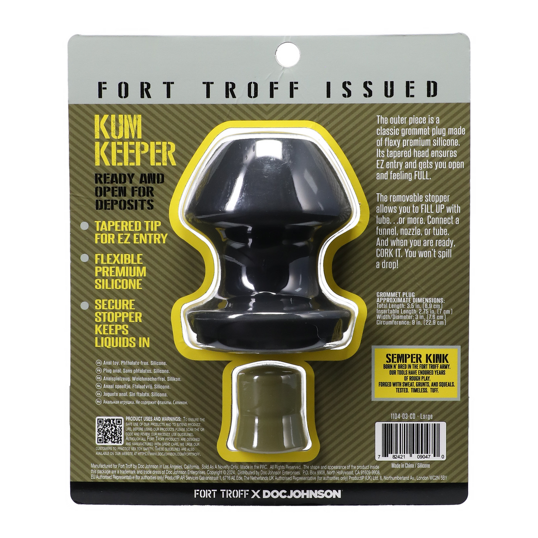 Doc johnson Kum Keeper - Groot - Zwart (782421090470)