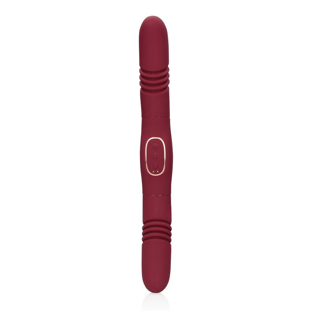 Loveline by shots Dubbelzijdige Duwvibrator - Merlot Druif (8714273049056)