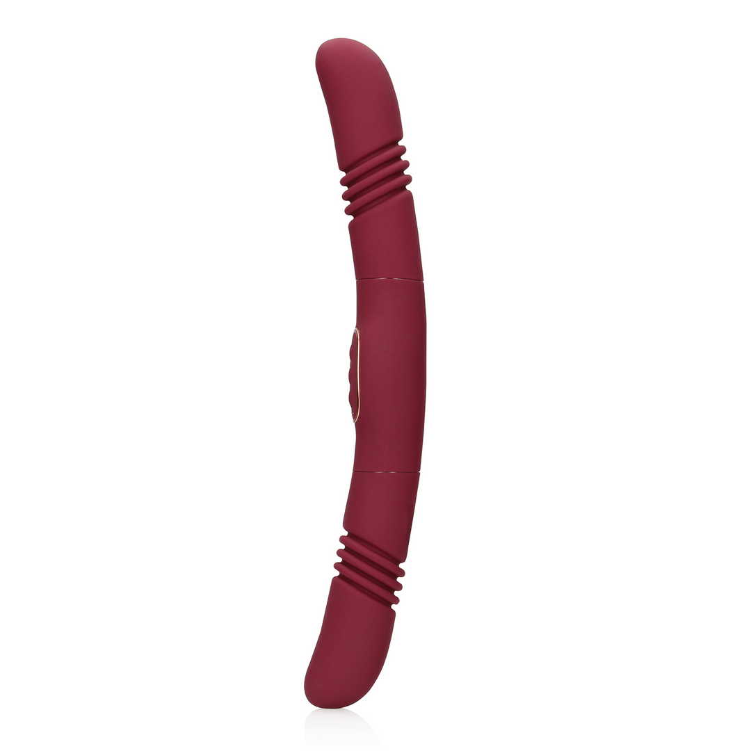 Loveline by shots Dubbelzijdige Duwvibrator - Merlot Druif (8714273049056)