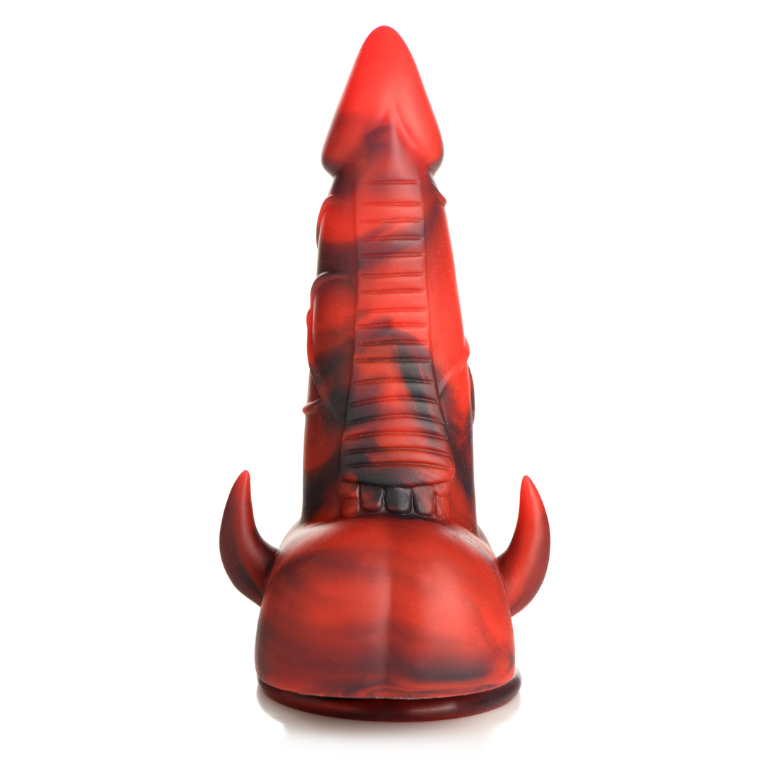 Xr brands Horny Devil - Demon Silicone Dildo - Rood (848518052988)