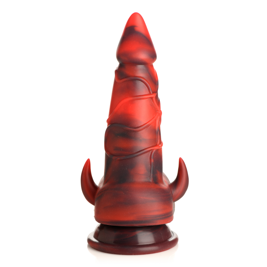 Xr brands Horny Devil - Demon Silicone Dildo - Rood (848518052988)