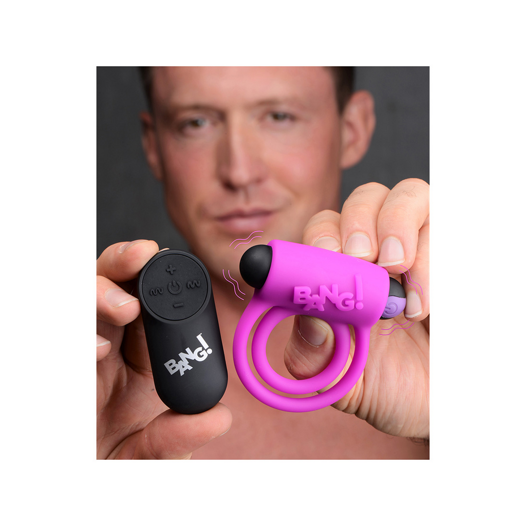 Xr brands Silicone Cockring en Bullet met Afstandsbediening (848518039859)