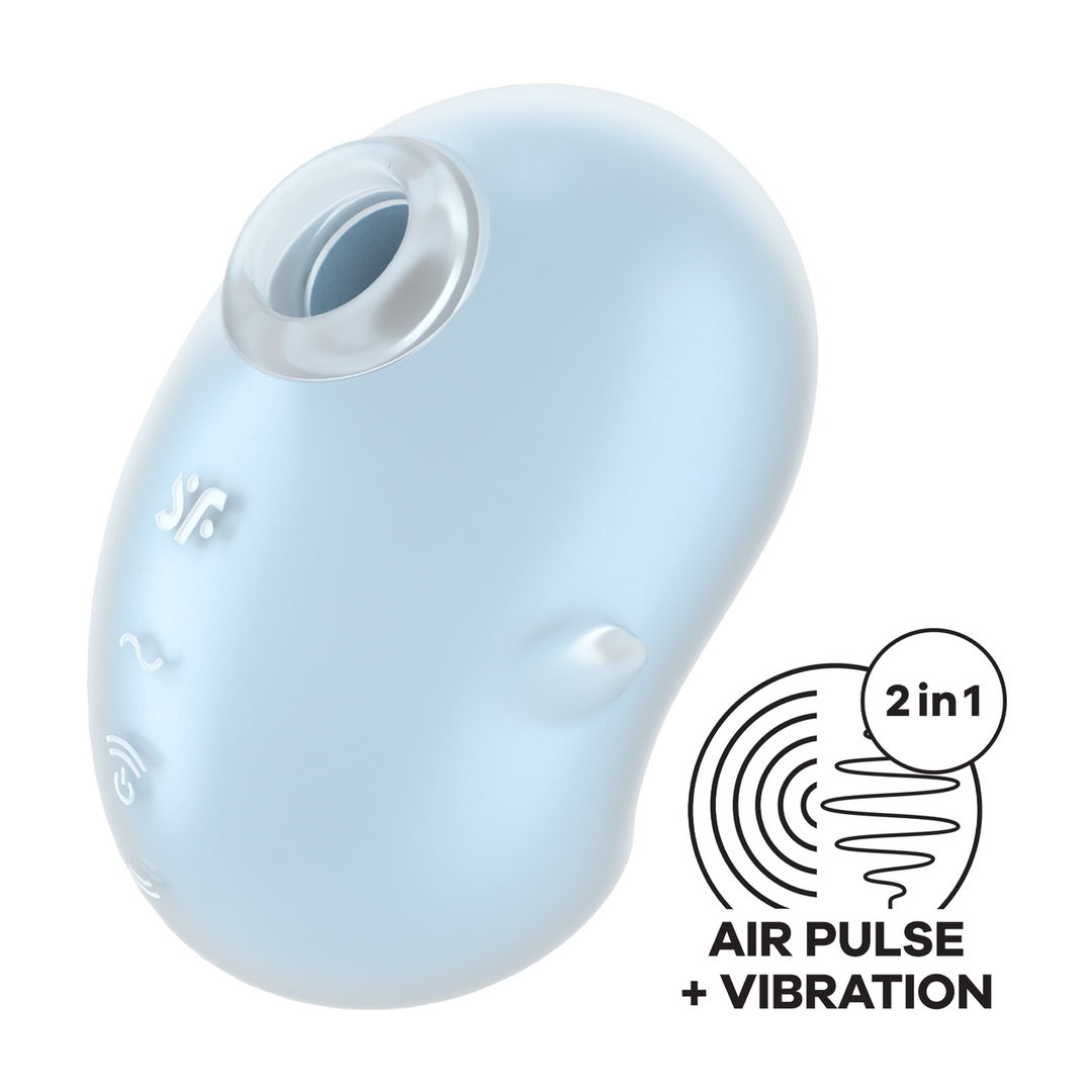 Satisfyer Cutie Ghost - Air Pulse Vibrator - Blauw (4061504067759)