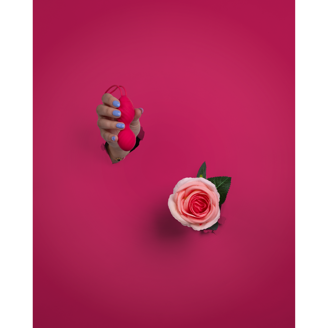 Loveline by shots Vibrerend Ei met Afstandsbediening - Aardbei Rood (8714273050649)