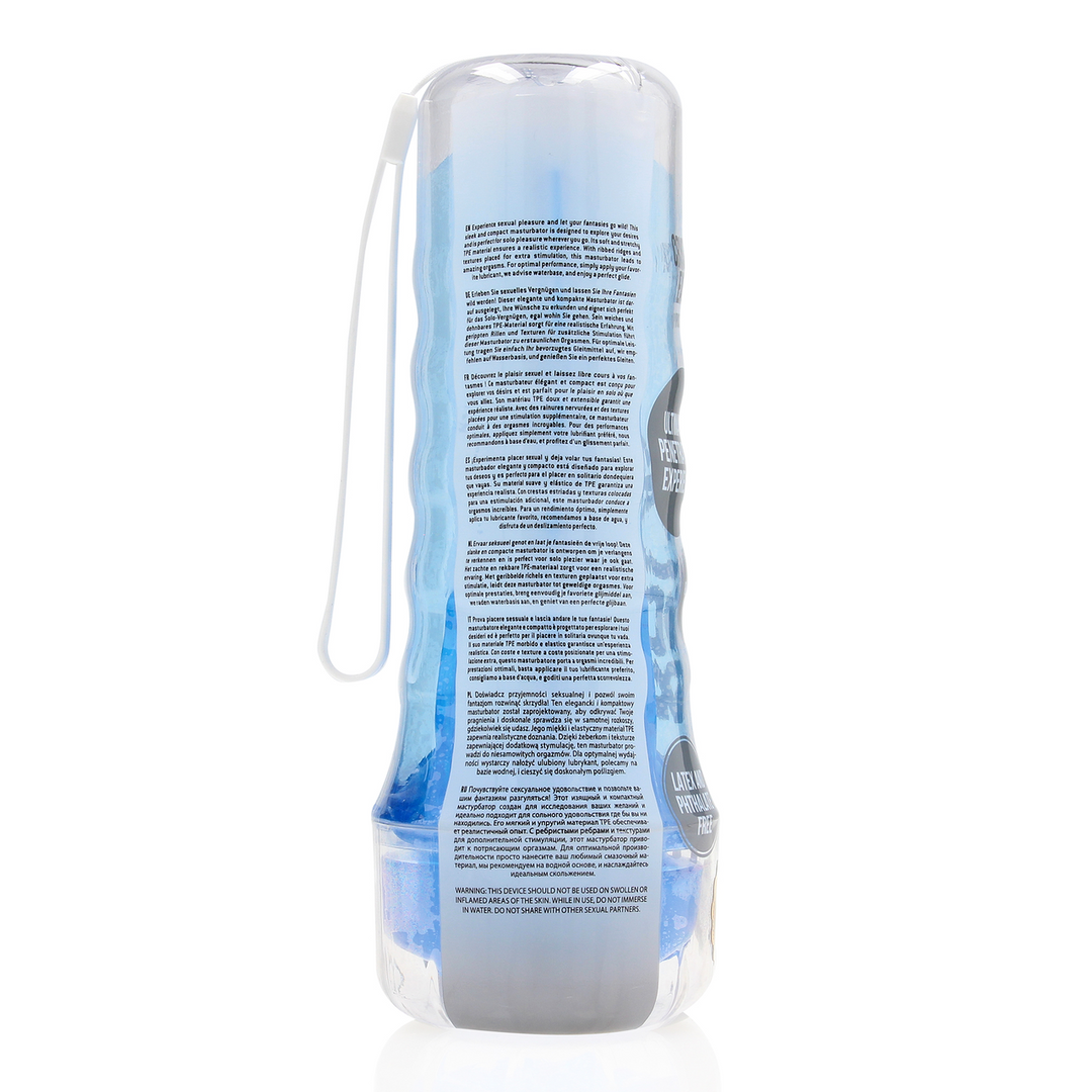 Realrock by shots Easy Rider - Pussy Masturbator - Blauw (8714273045034)