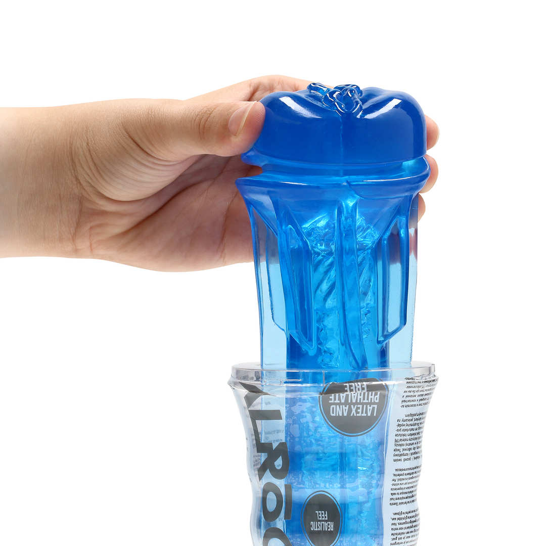 Realrock by shots Easy Rider - Pussy Masturbator - Blauw (8714273045034)