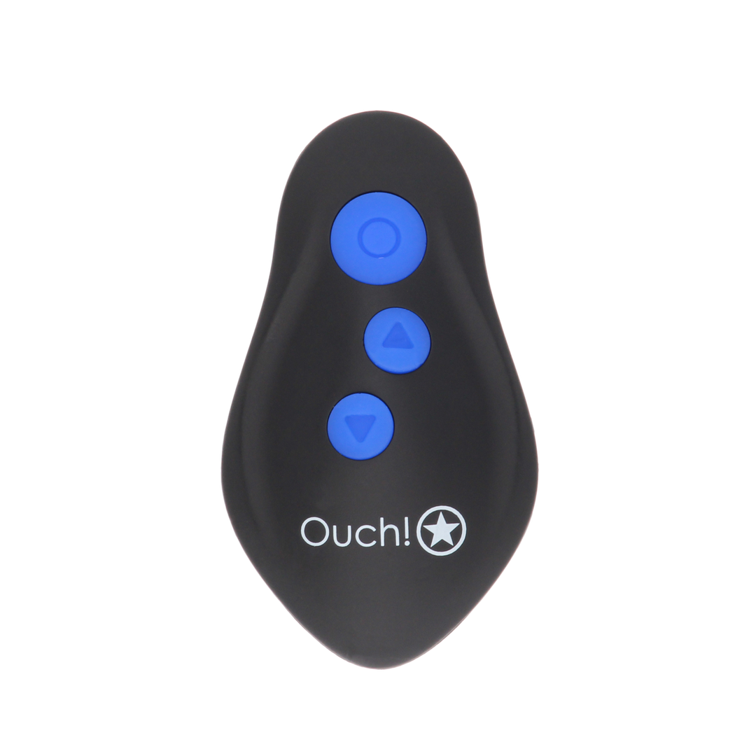 Ouch! by shots E-stim Vibrerende Butt Plug Cockring (7423522560570)