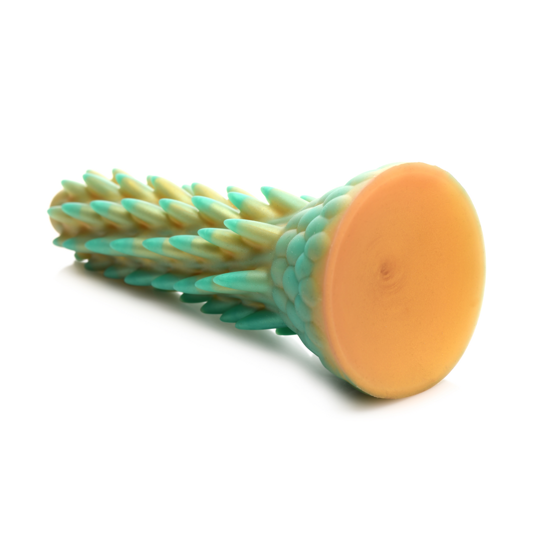 Xr brands Stegosaurus - Stekelige Reptiel Silicone Dildo - Groen (848518053282)