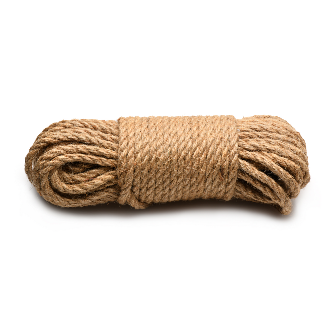 Xr brands Tied Up - Jute Bondage Rope - 50 ft / 15,2 mtr (848518051905)
