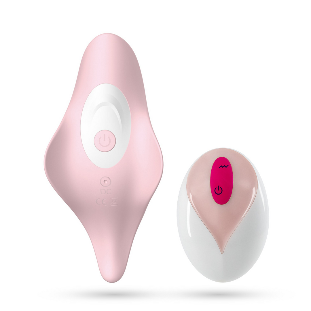 Crushious Mobula - Panty Vibrator met Afstandsbediening - Roze (7403254157743)