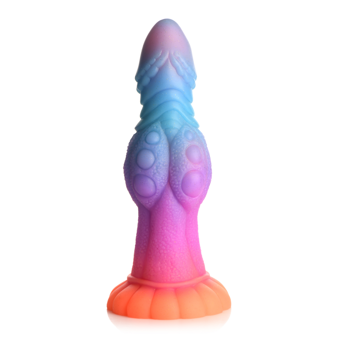 Xr brands Galactic Cock - Alien Creature Glow-in-the-Dark Silicone Dildo (848518053244)