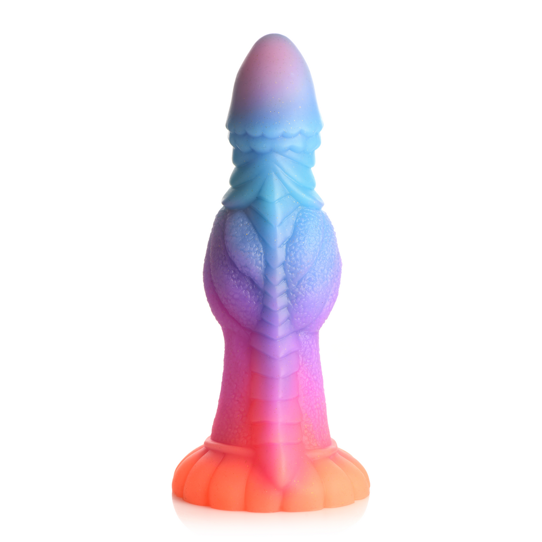Xr brands Galactic Cock - Alien Creature Glow-in-the-Dark Silicone Dildo (848518053244)