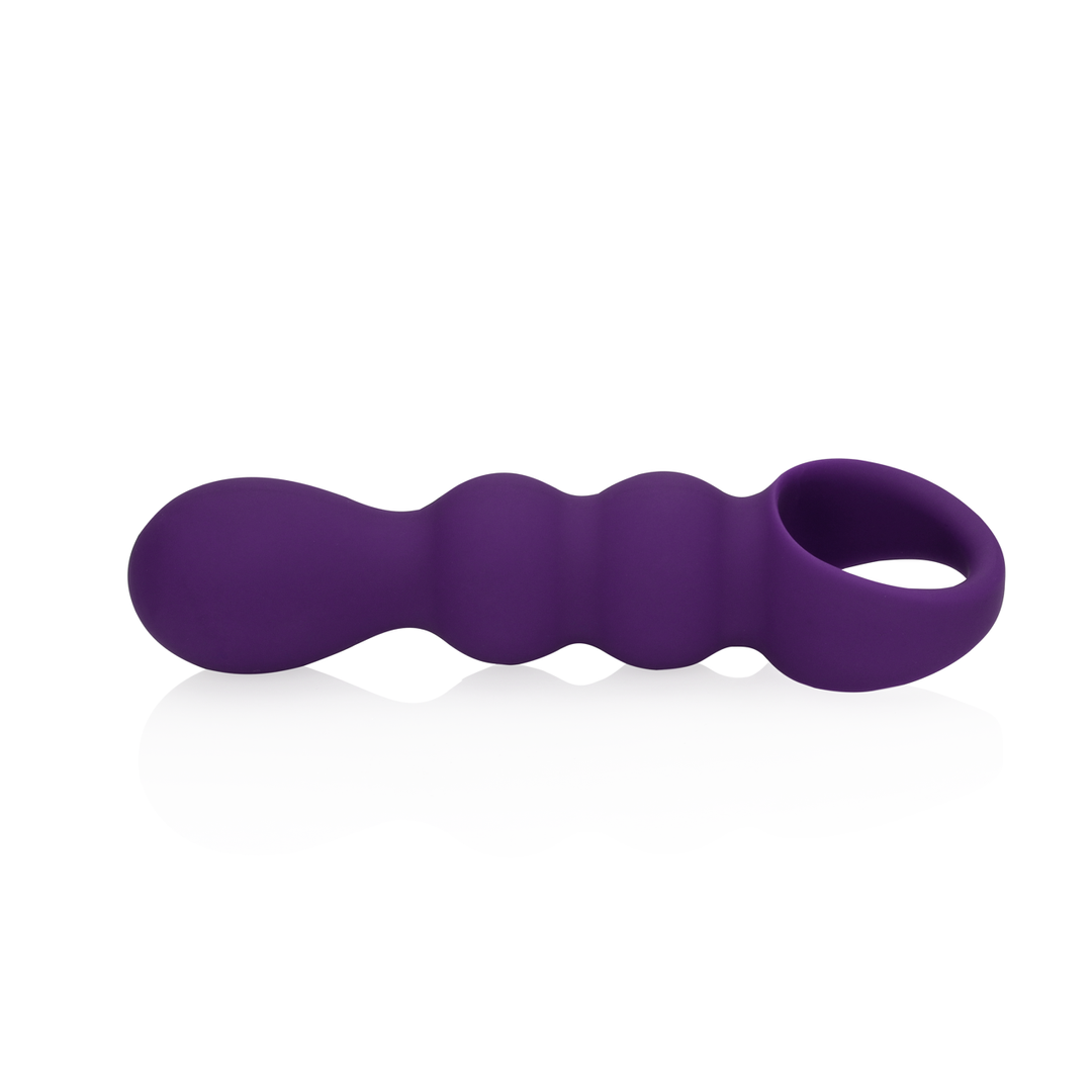 Loveline by shots Druppelvormige Anaal Vibrator - Helder Paars (8714273050748)