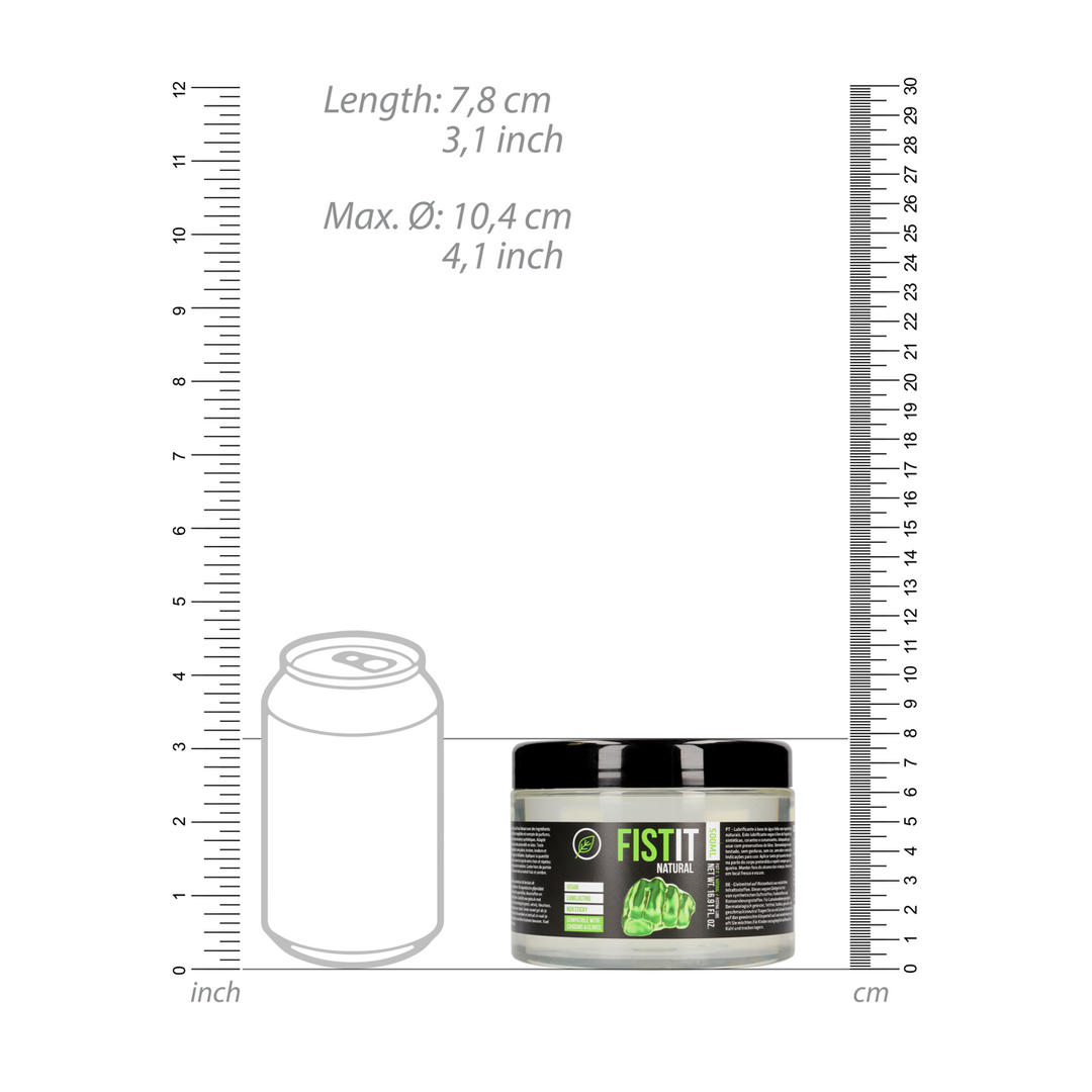Fist it by shots Natuurlijke Watergebaseerde Glijmiddel - 17 fl oz / 500 ml (7423522569542)