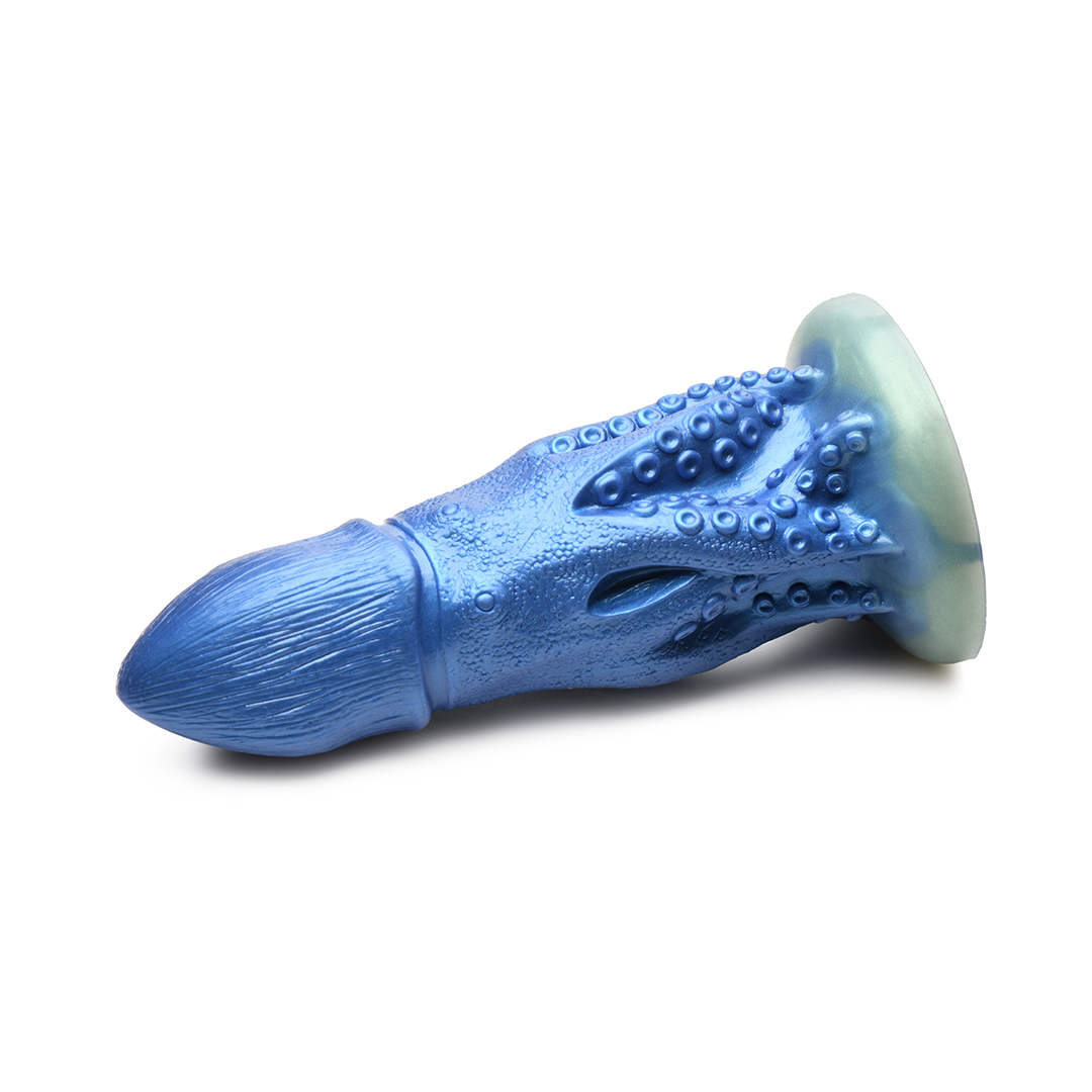 Xr brands Cocktopus Octopus - Siliconen Dildo - Blauw (848518052452)