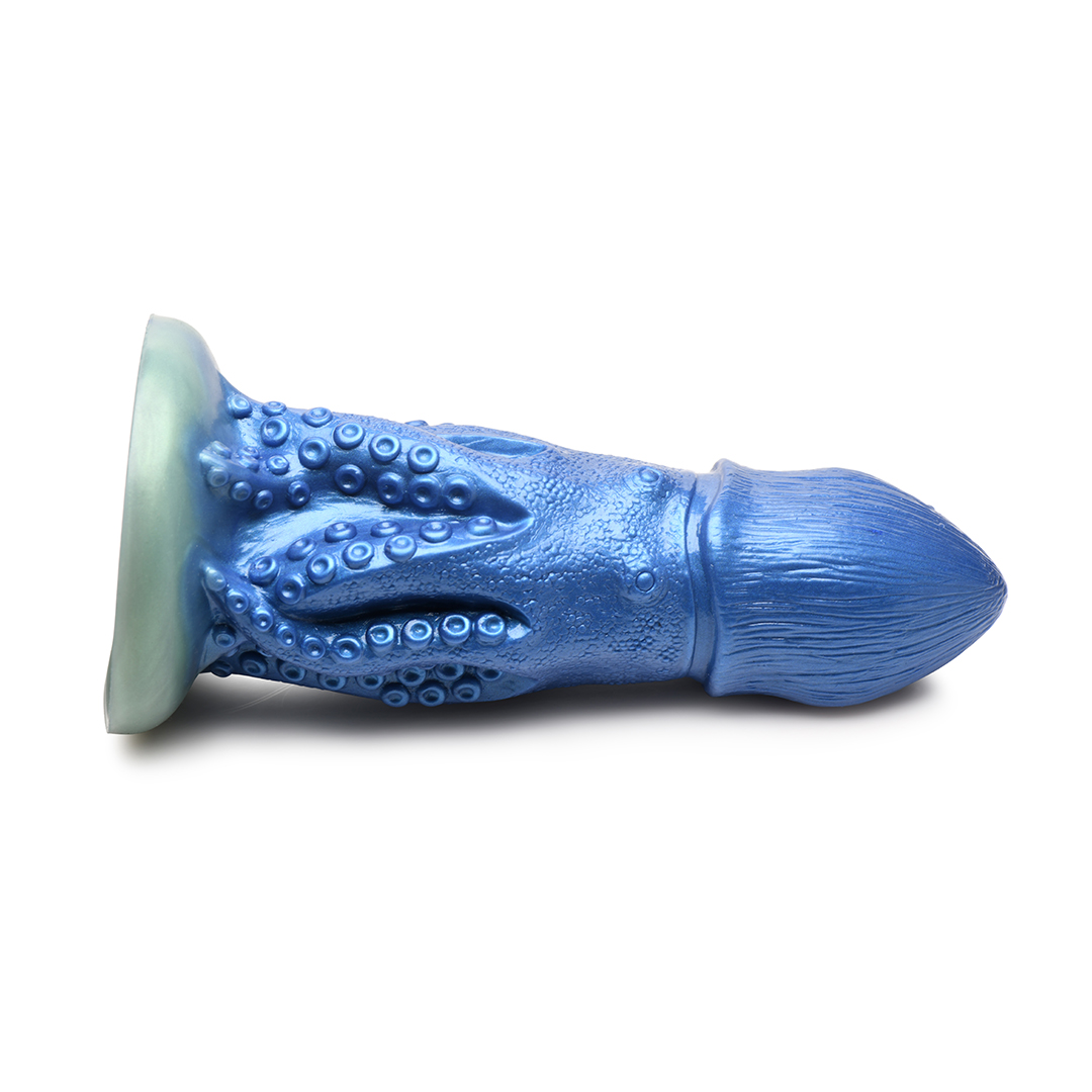 Xr brands Cocktopus Octopus - Siliconen Dildo - Blauw (848518052452)