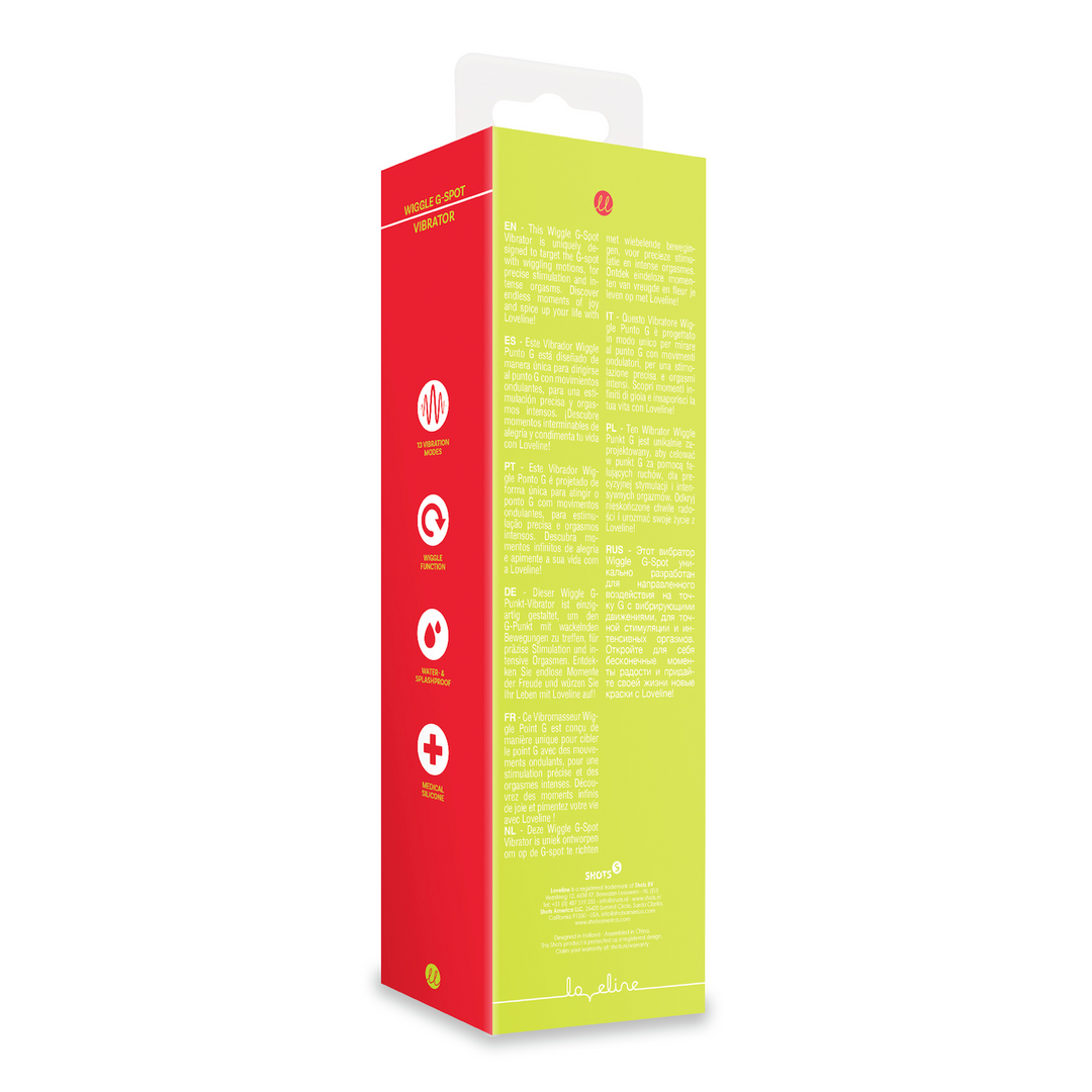 Loveline by shots Wiggle G-Spot Vibrator - Lime Passion (8714273044877)