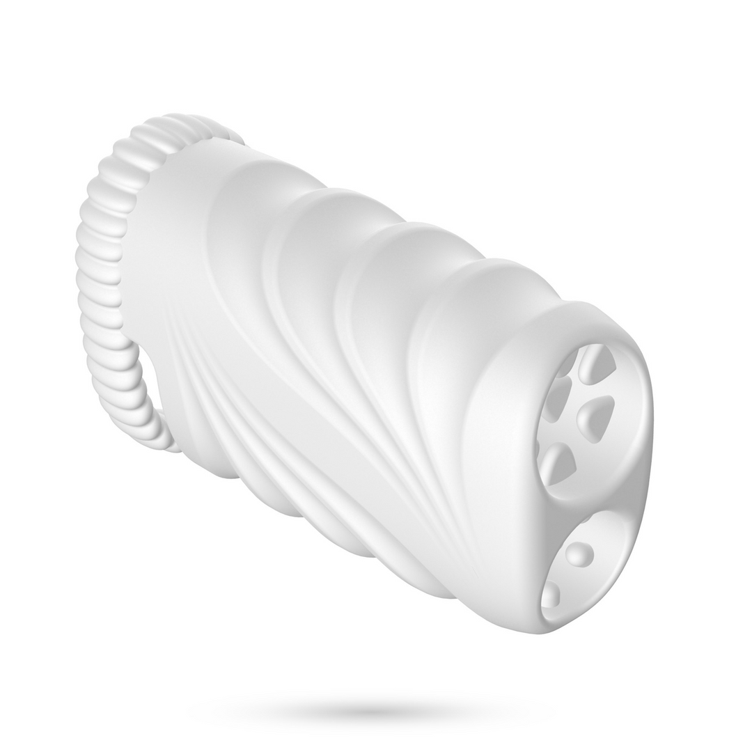 Crushious Nautilus - Trainingsmasturbator met Verwijderbare Bullet - Wit (7403254156524)