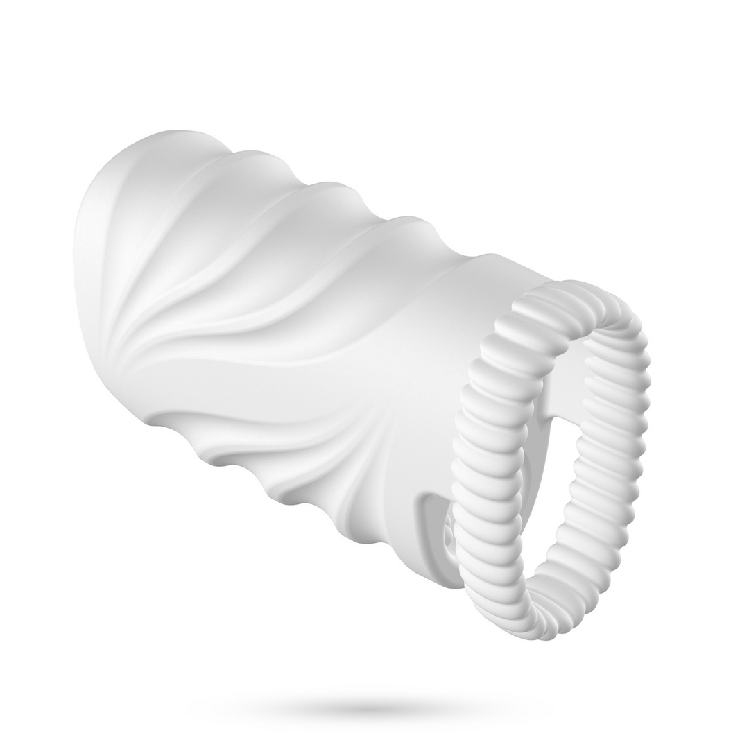 Crushious Nautilus - Trainingsmasturbator met Verwijderbare Bullet - Wit (7403254156524)