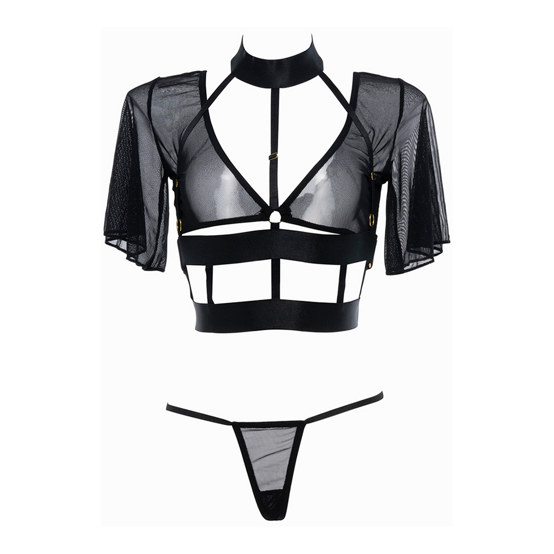 Allure Dromer - Korset en Tong - OS - Zwart (883045919984)