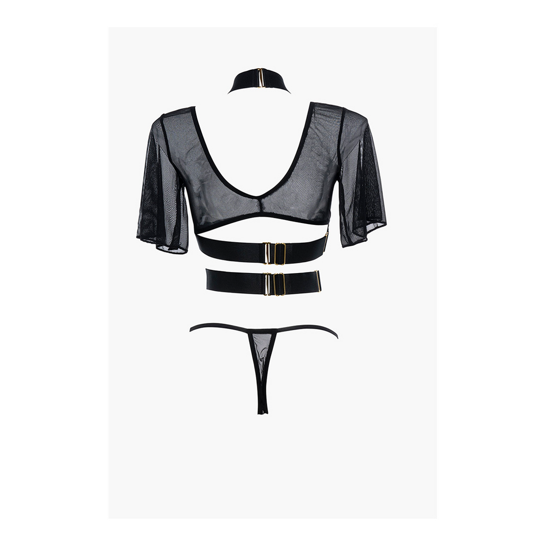 Allure Dromer - Korset en Tong - OS - Zwart (883045919984)