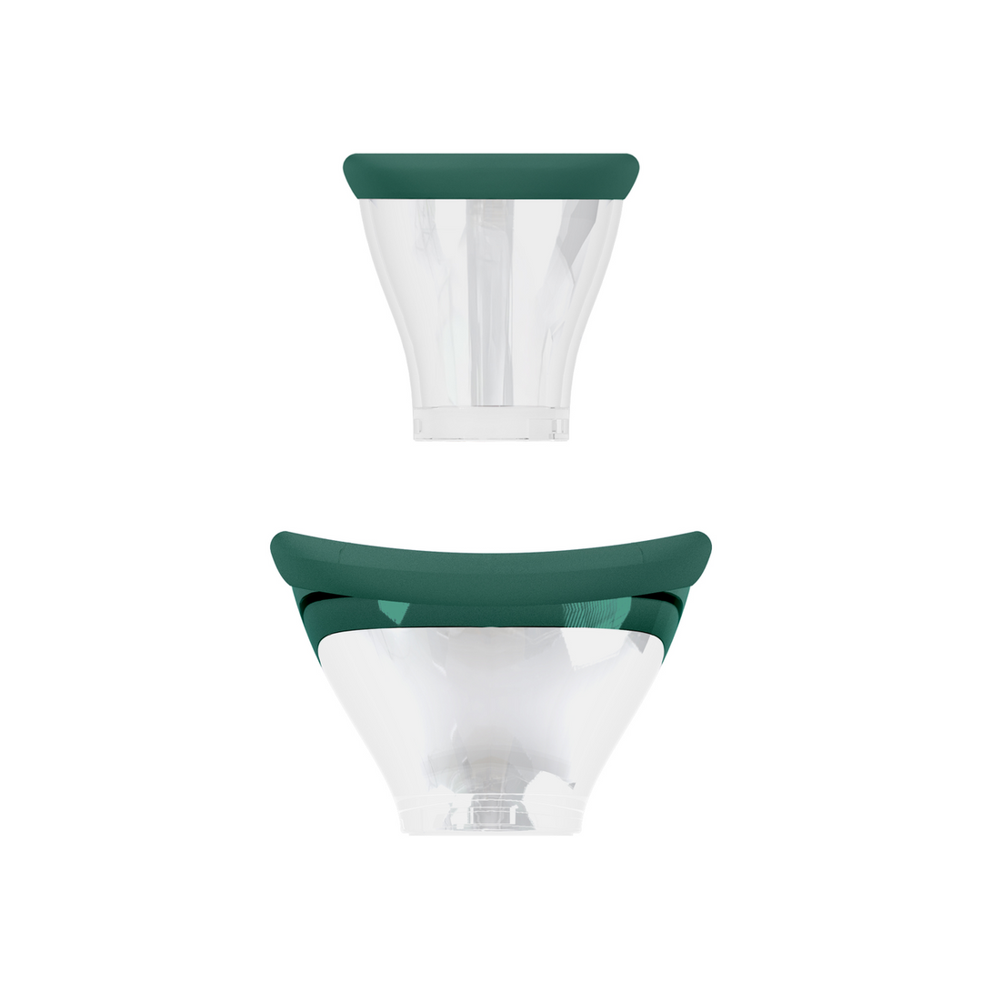 Pumped by shots Boost - Oplaadbare Vulva- en Borstpomp - Bosgroen (8714273054838)