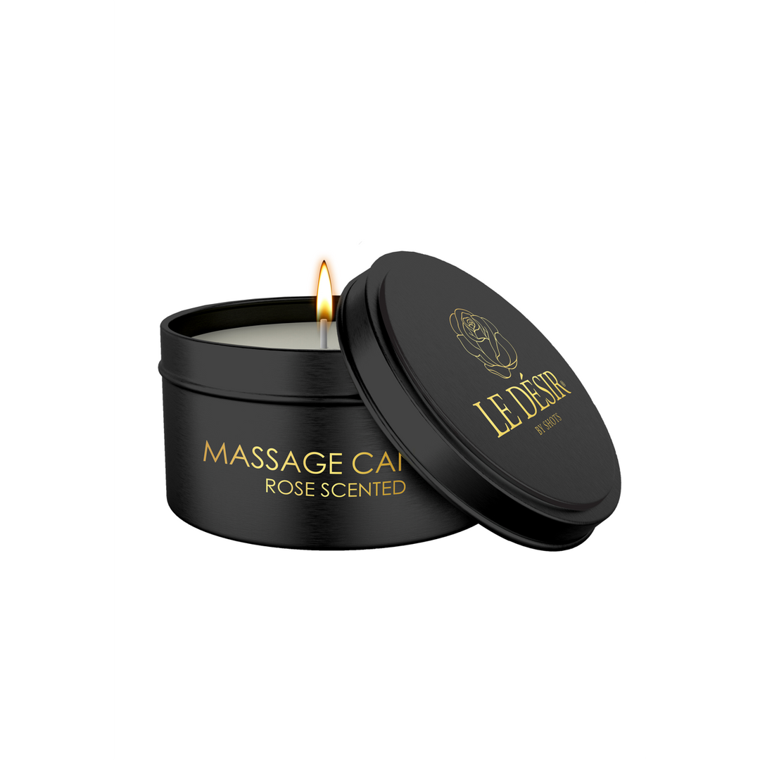 Le désir by shots Erotische Massagekaars - Rozengeur (7423522521571)