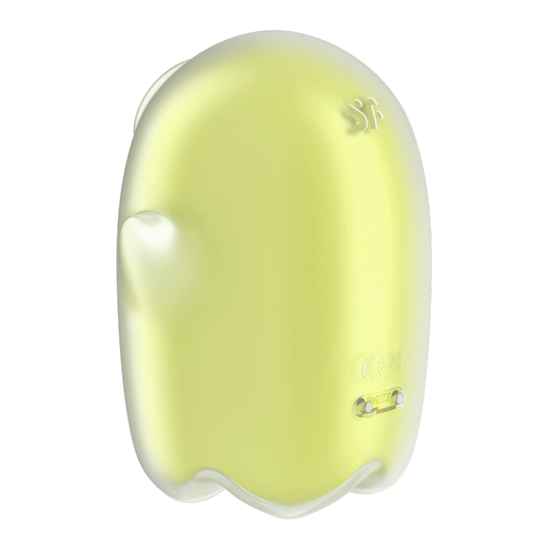 Satisfyer Glowing Ghost - Glow in the Dark - Dubbele Air Pulse Vibrator - Geel (4061504060064)