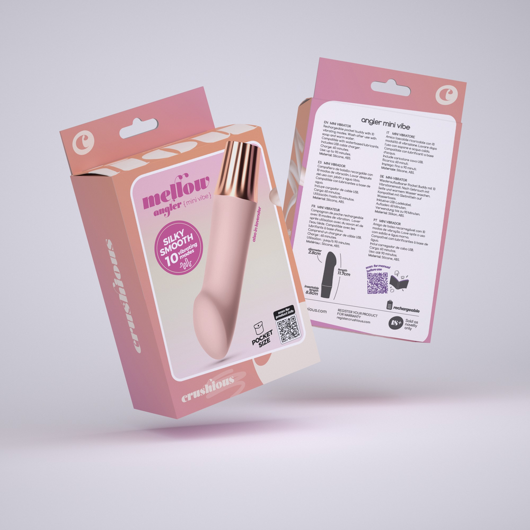 Crushious Mellow Angler - Mini G-Spot Vibrator - Roze (7403254161306)