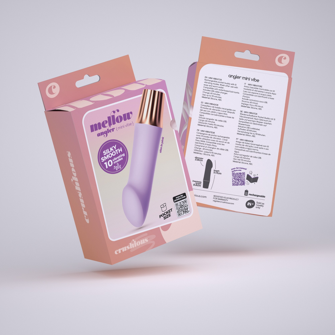 Crushious Mellow Angler - Mini G-Spot Vibrator - Lavendel (7403254161313)